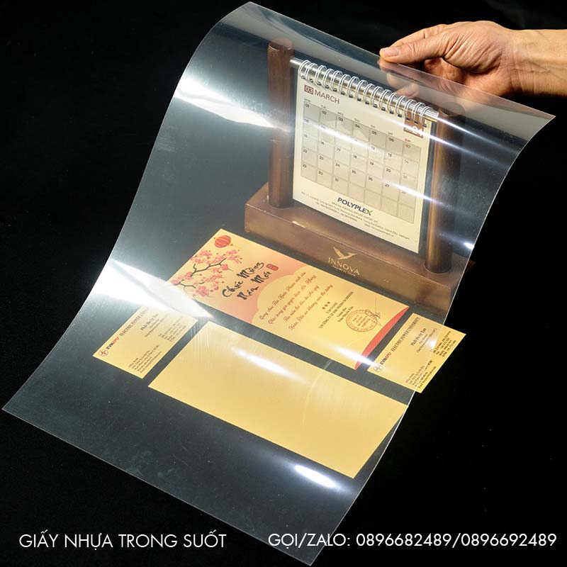 Giấy nhựa trong suốt